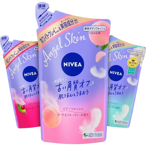 Душқа арналған гель "Nivea Angel Skin Body Wash ", 360 мл. (Алмастырмалы блок)