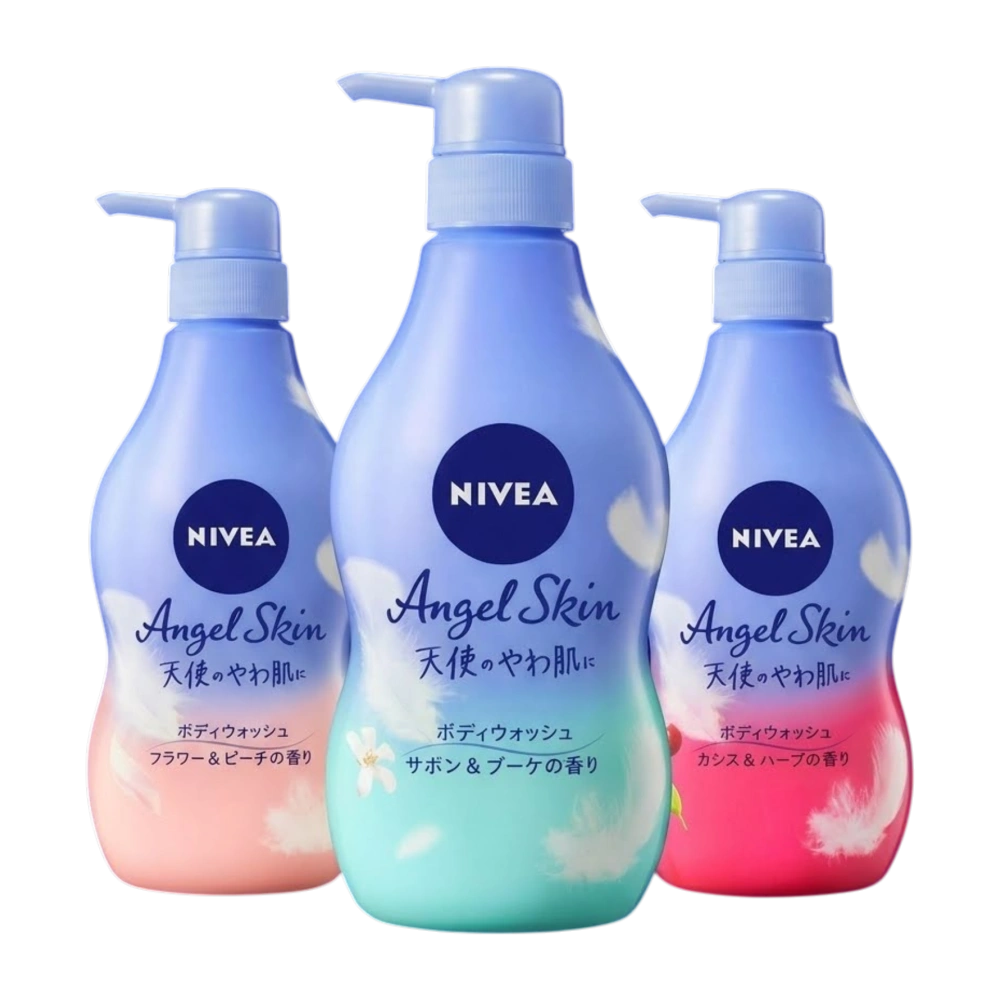 Гель для душа "Nivea Angel Skin Body Wash Flower & Peach Fragrance", 480 мл.