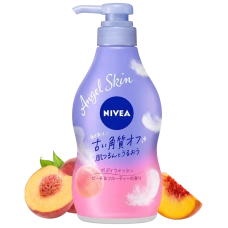 Гель для душа "Nivea Angel Skin Body Wash Flower & Peach Fragrance", 480 мл.