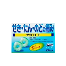 Таблетки для рассасывания от кашля и боли в горле “Seki Troche”, 24 таб. 