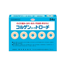 Пастилки для рассасывания при отеке и боли в горле "Colgen Kowa Lozenges" , 24 штук