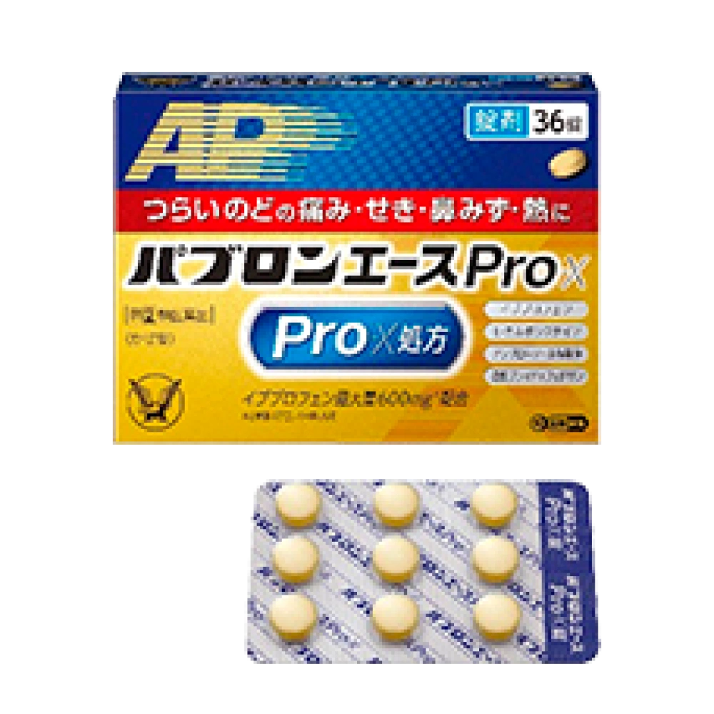 Комплексное средство от симптомов простуды "Pabron Ace Pro-X", 36 таб (4 дня)