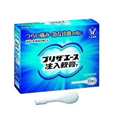 Мазь с аппликатором при внутреннем и наружном геморрое, кровотечениях и боли "Preza Ace Injection Ointment T", 10 шт