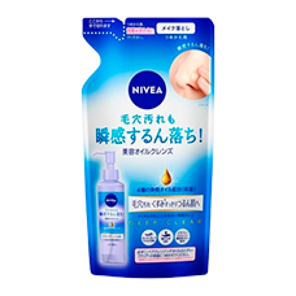 Гидрофильное масло для снятия макияжа "NIVEA Cleansing Oil Deep Clear", 170 мл. (Сменный блок)