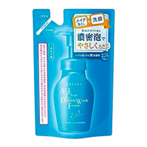 Қабыршақтандыратын және макияжды жоюға арналған 2-1 "All Clear Double Wash Foam", 130 мл (Қосалқы блок)