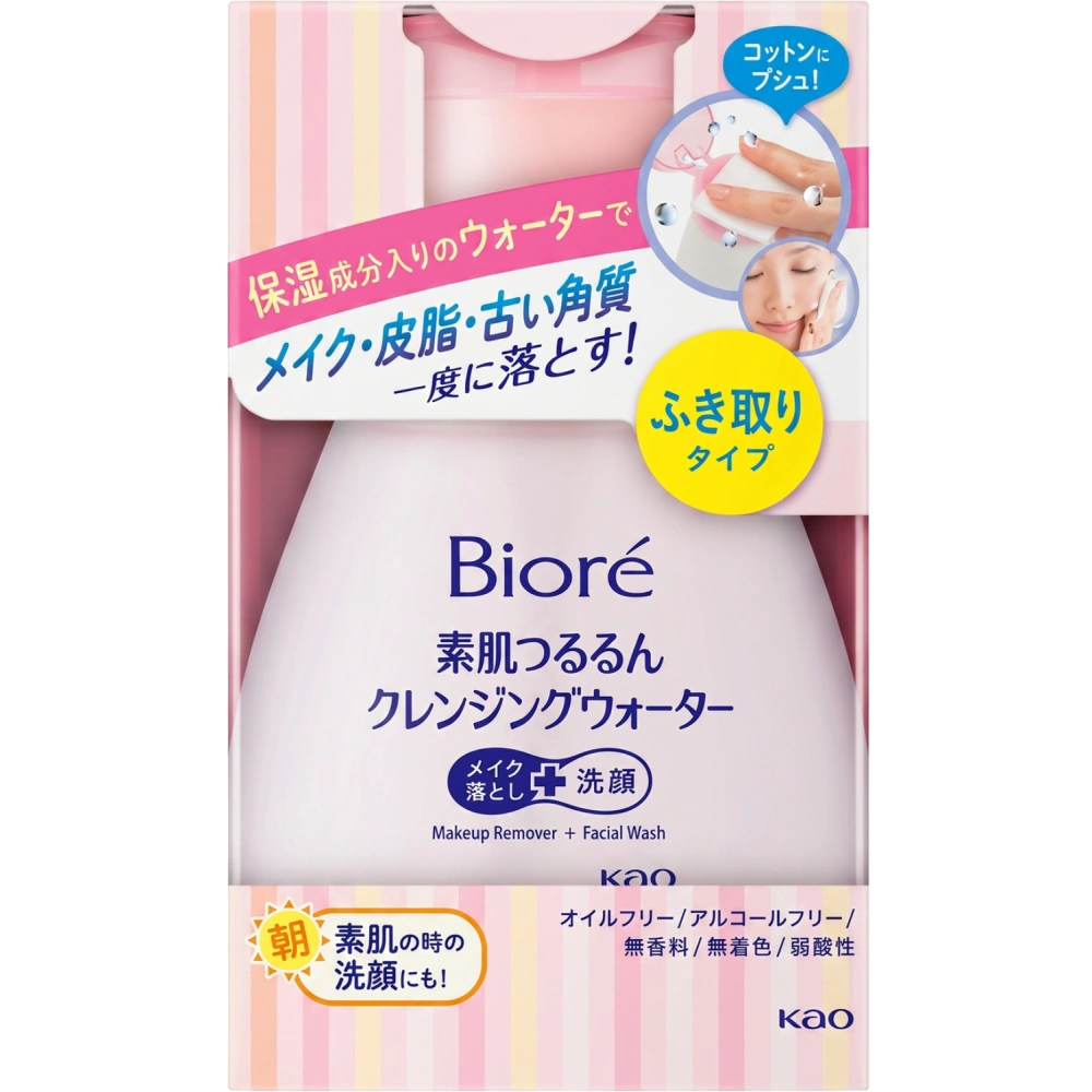 Мицеллярная вода с вертикальным диспенсером "Biore Cleansing Water", 320 мл