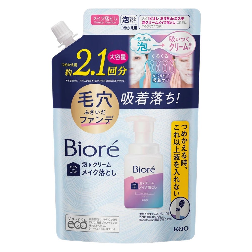 Крем-пенка для снятия макияжа "Biore Foam", 355 мл. (Запасной блок)