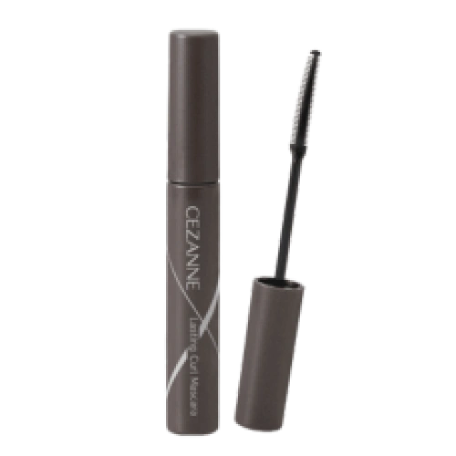  "Durable Curl Mascara 01 Black" Cezanne — суға төзімді кірпікке арналған тушь, бұйралау әсерімен (қара).