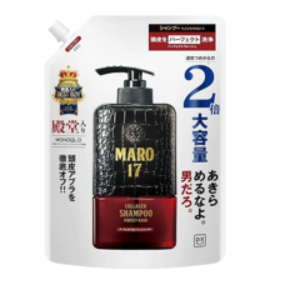 Шампунь для жирной кожи головы "MARO17 Collagen Shampoo Perfect Wash", 600 мл. (Сменный блок)