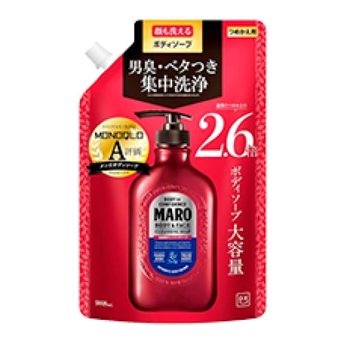 Универсальное мыло для лица и тела с дезодорирующим эффектом MARO Body&Face Cleansing Soap, 988 мл (Сменный блок)
