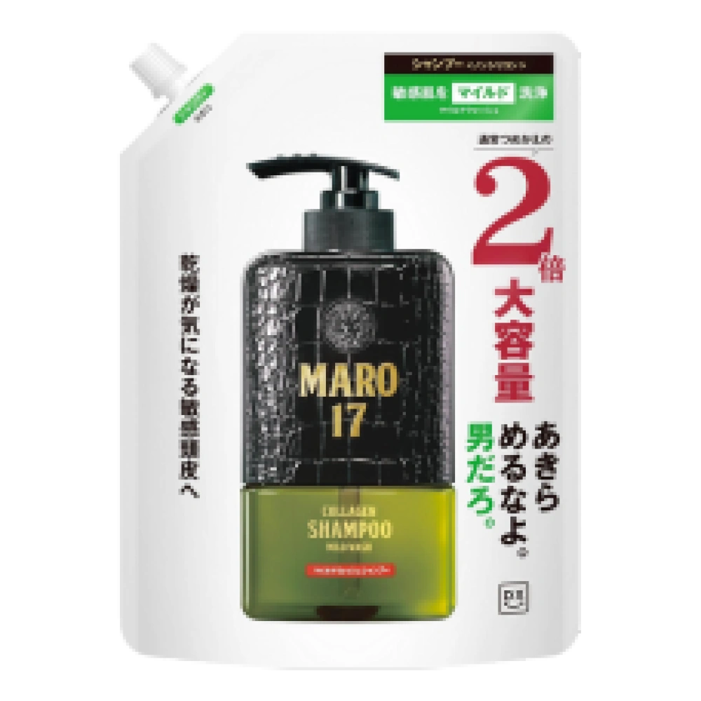 Шампунь для чувствительной кожи головы склонной к сухости "MARO17 Collagen Shampoo Mild Wash", 600 мл. (Сменный блок)