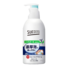 Пена для бритья "Success" без ментола с лечебным эффектом и ароматом свежих трав, 250 гр.