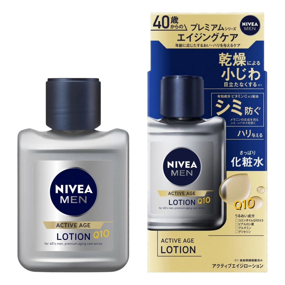 Премиальный антивозрастной лосьон после бритья Nivea Men Active Age Lotion, KAO, 110 мл