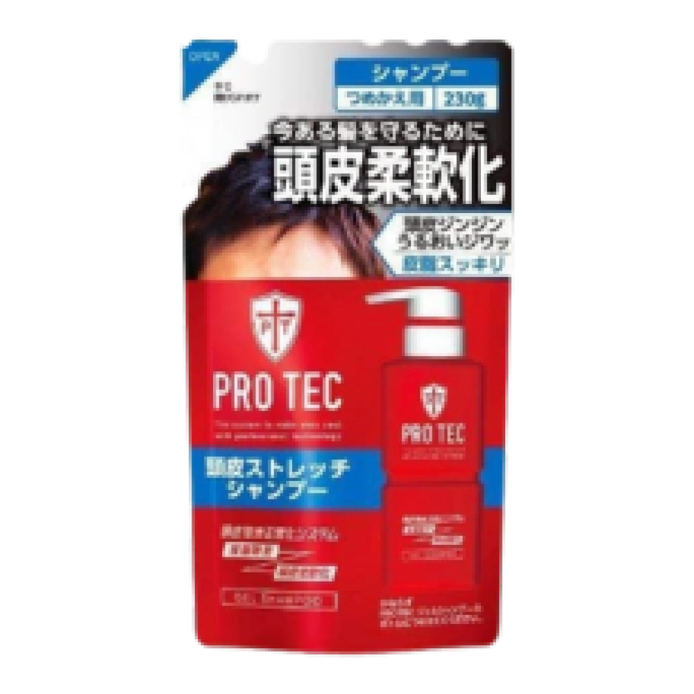 Гелеобразный шампунь против перхоти и зуда, с увлажняющими компонентами "PRO TEC", 230 гр (Сменный блок)