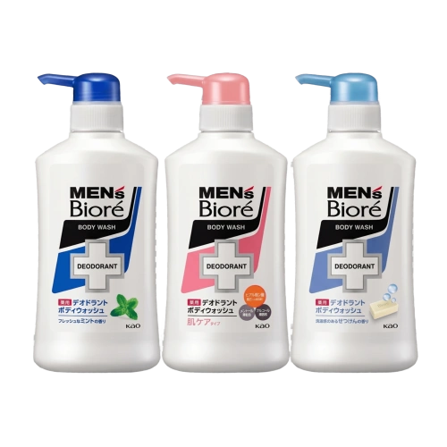 Мужское лечебное дезодорирующее мыло для тела "Mens Biore Body Wash" , 440 мл.