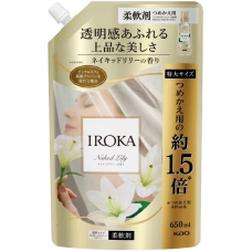 Кондиционер для белья "IROKA", 650 мл. (Запасной блок)