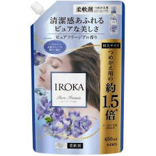 Кондиционер для белья "IROKA", 650 мл. (Запасной блок)