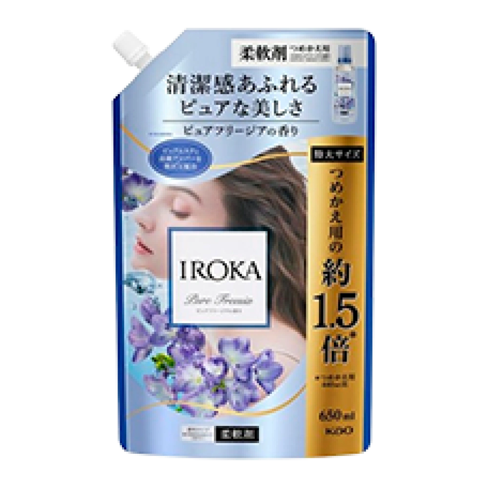 Кондиционер для белья "IROKA", 650 мл. (Запасной блок)