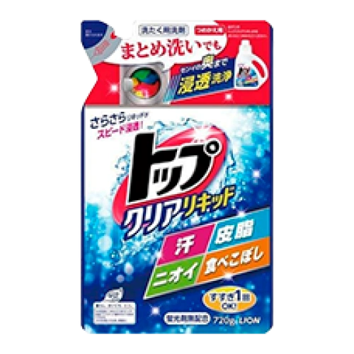 Жағымсыз иіс пен дақтарға қарсы сұйық кір жуғыш құрал «Top Clear Liquid» (Қосалқы блок)