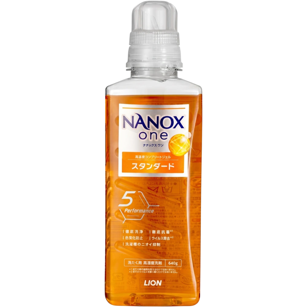 Гель для стирки с усиленным отстирывающим действием, "Nanox One Standard" цитрусовый аромат, LION, 640г