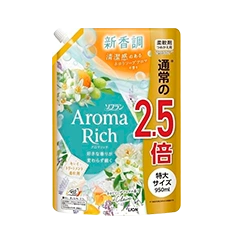 Кондиционер для белья "Soflan Aroma Rich", 950 мл (Сменный блок)