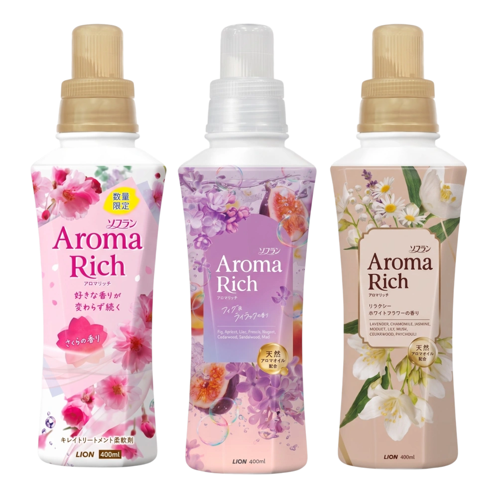 Кондиционер для белья "Soflan Aroma Rich - Sakura", 400 мл