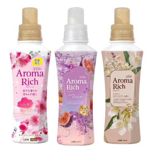 Киімге арналған кондиционер "Soflan Aroma Rich - Sakura", 400 мл