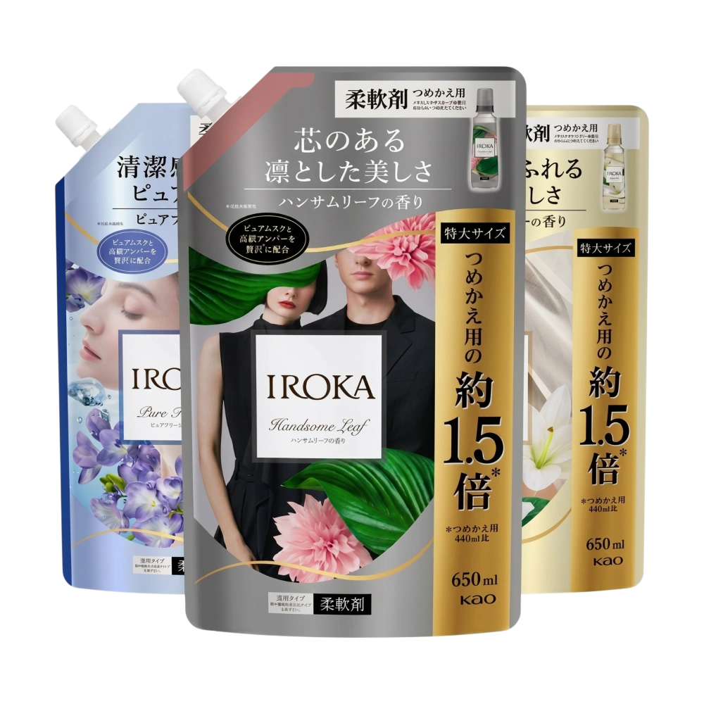 Кондиционер для белья "IROKA", 650 мл. (Запасной блок)