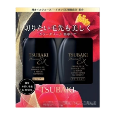 Набор (шампунь+тритмент) для поврежденных волос  "Tsubaki PremiumEX Damage Care Repair" 400 мл. + 400 мл. 
