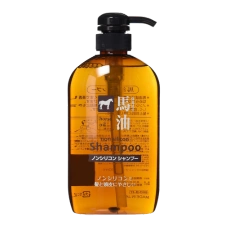 Шампунь без силикона с конским маслом и маслом камелии "Kumano", 600 мл.