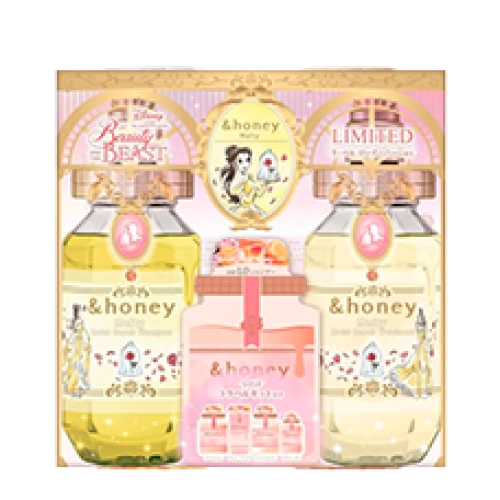 Жиынтық (шампунь + тритмент + сынама) "Melty Moist Repair (Beauty and the Beast)", 440 мл + 445 мл. + 10 мл. + 8 мл. + 10 мл. + 3 мл.