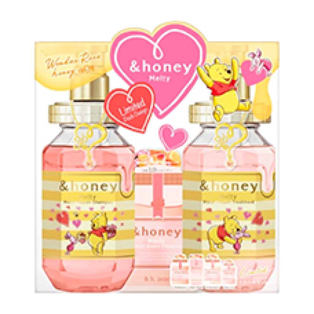 Набор  для увлажнения и восстановления волос "Melty Moist Repair (Winnie the Pooh)", 440 мл. + 445 мл.