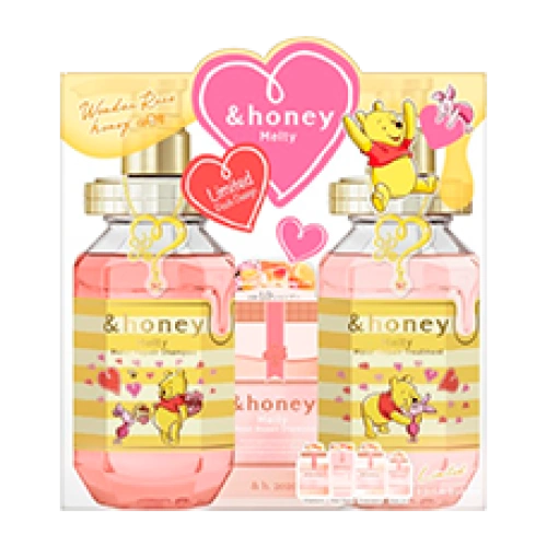 Шашты ылғалдандыру және қалпына келтіруге арналған жинақ «Melty Moist Repair (Winnie the Pooh)», 440 мл. + 445 мл.