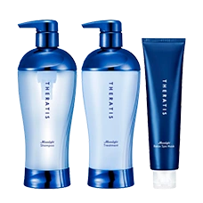 Набор для ночного ухода "THERATIS Moonlight" (шампунь + тритмент + ночная маска) 435 мл. + 435 мл. + 130 мл.