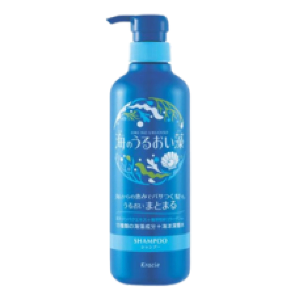 Увлажняющий шампунь 11 морских водорослей + морская вода + коллаген "Umi No Urioi Sou", 490 мл.