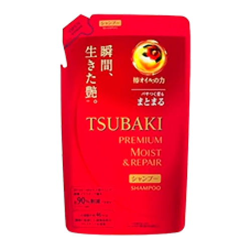 Премиум сыныпты ылғалдандырғыш сусабын "Tsubaki Premium Moist Shampoo", 330 мл (Қайталама қаптама)