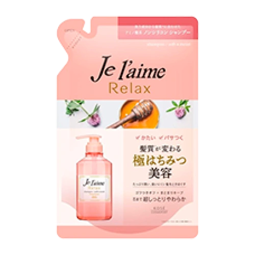 Силиконсыз жұмсартатын және ылғалдандыратын шампунь "JeLaime Relax Shampoo / Soft&Moist FloralHoney", 360 мл (Ауыстырмалы блок)