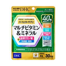 Мультивитамины+ минералы + аминокислоты + молочнокислые бактерии + дрожжи "Perfect Supplement Multivitamin & Mineral", курс на 30 дней