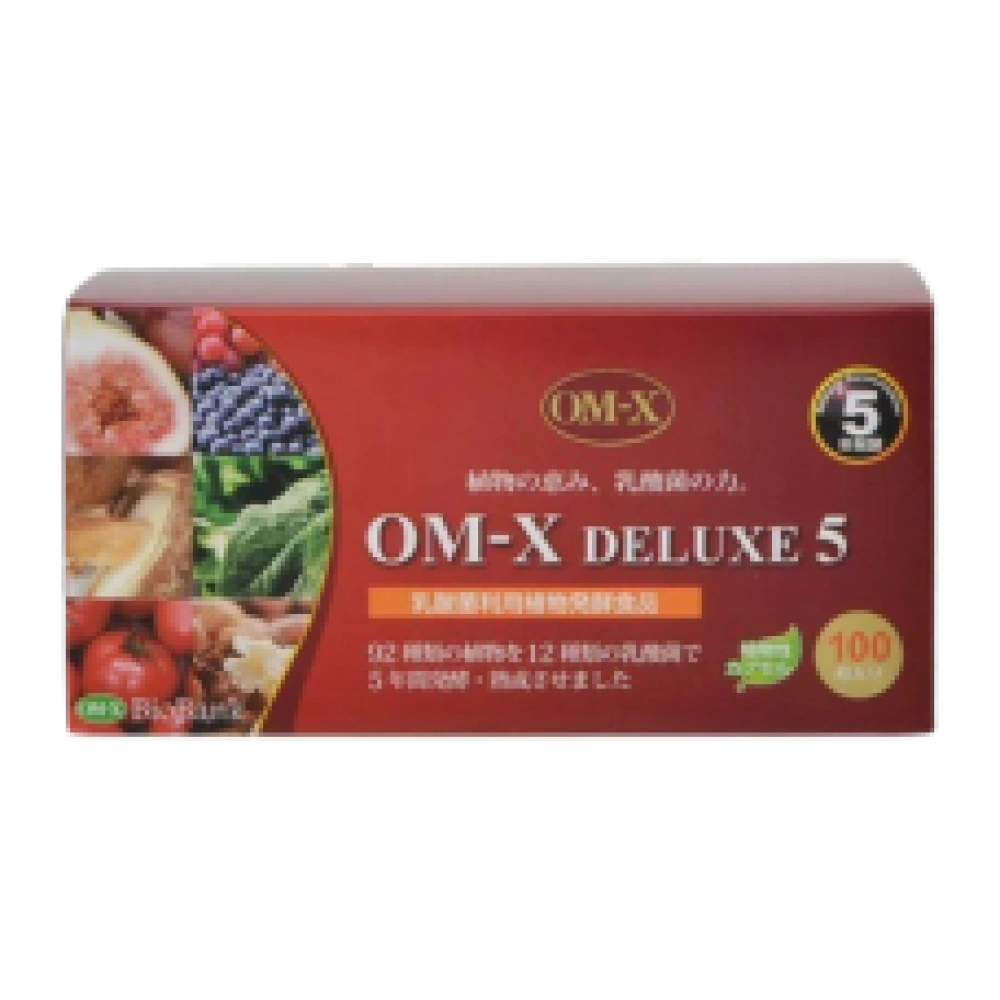 OM-X Deluxe 5 — ферментированная пищевая добавка с лактобактериями, 100 капсул