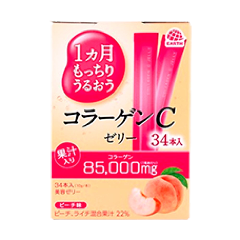 Коллагеновое желе со вкусом персика "Collagen C Jelly", 34 стика