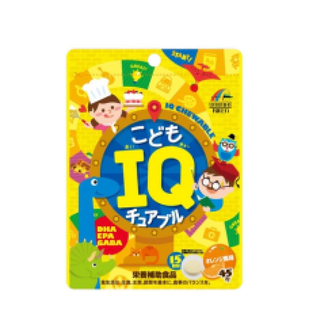 Детские жевательные таблетки  "IQ - DHA/ EPA/GABA" со вкусом апельсина , 45 шт.