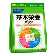 Комплекс витаминов и минералов "Basic Nutrition Pack Fancl", 30 саше
