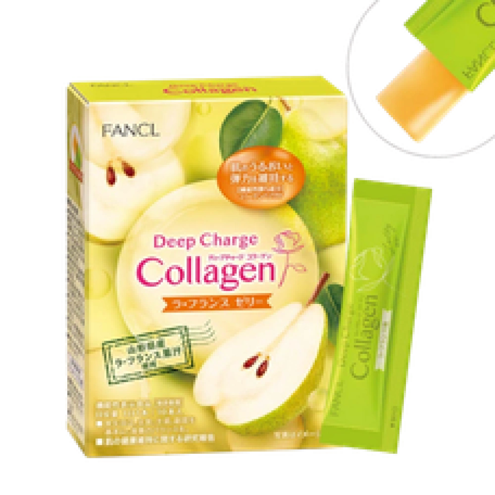 Коллаген (желе) со вкусом груши «Deep Charge Collagen La France Jelly» (20 г × 10 стиков)