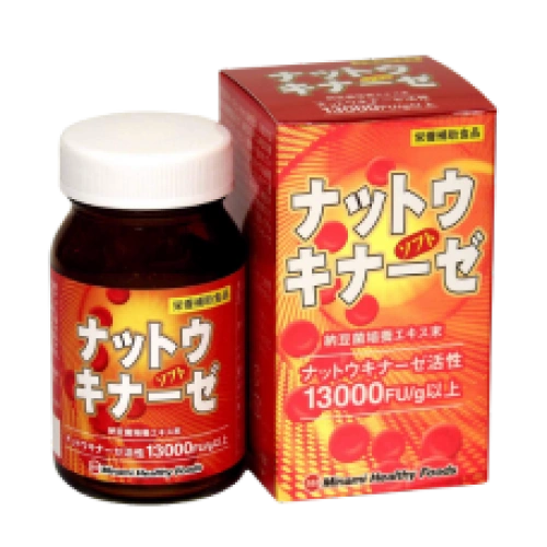 «Nattokinase Soft» Minami Healthy Foods наттокиназа және гинкго билоба кешені, 90 капсула