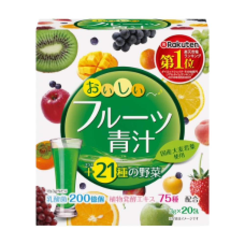 Фруктовый аодзиру с молочнокислыми бактериями и ферментами "Fruit Aojiru", 3 гр х 20 шт