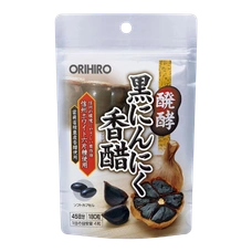 Ферментированный чёрный чеснок с чёрным рисовым уксусом, 180 капсул (курс на 45 дней)