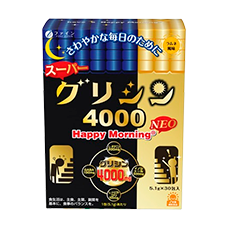 Глицин "Fine Super Glycine 4000 Happy Morning NEO" для улучшения сна и снижения стресса, 5,1 гр.  х 30 саше