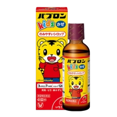 Детский сироп от простуды со вкусом клубники "Pabron Kids Cold Syrup" , 120 мл (от 3-х мес до 6 лет)