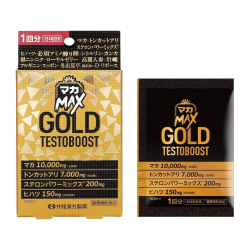 Энергия мен тонусты қолдауға арналған мака мен тонгкат али кешені «GOLD TESTOBOOST Maca MAX», 4 капсула, 1 порция