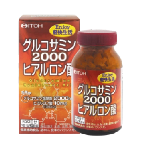 Глюкозамин 2000 с гиалуроновой кислотой, 360 таб. на 30 дней